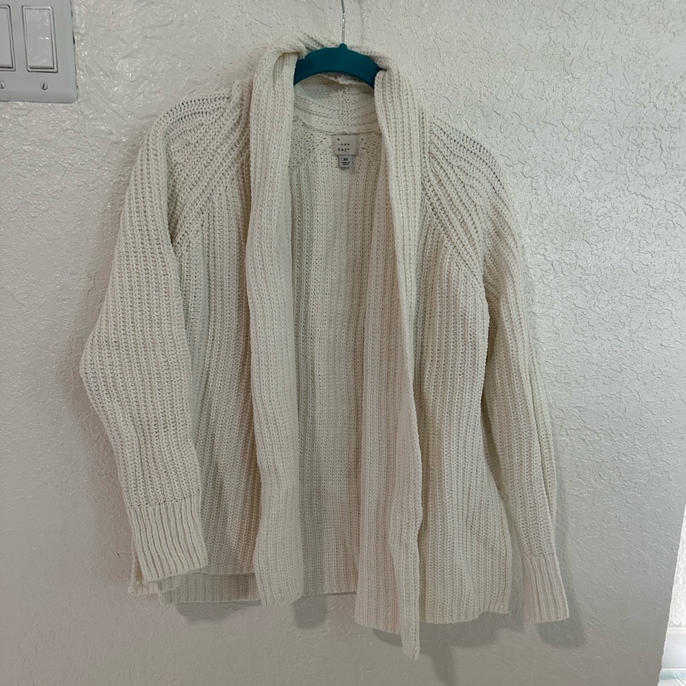 White Cardigan